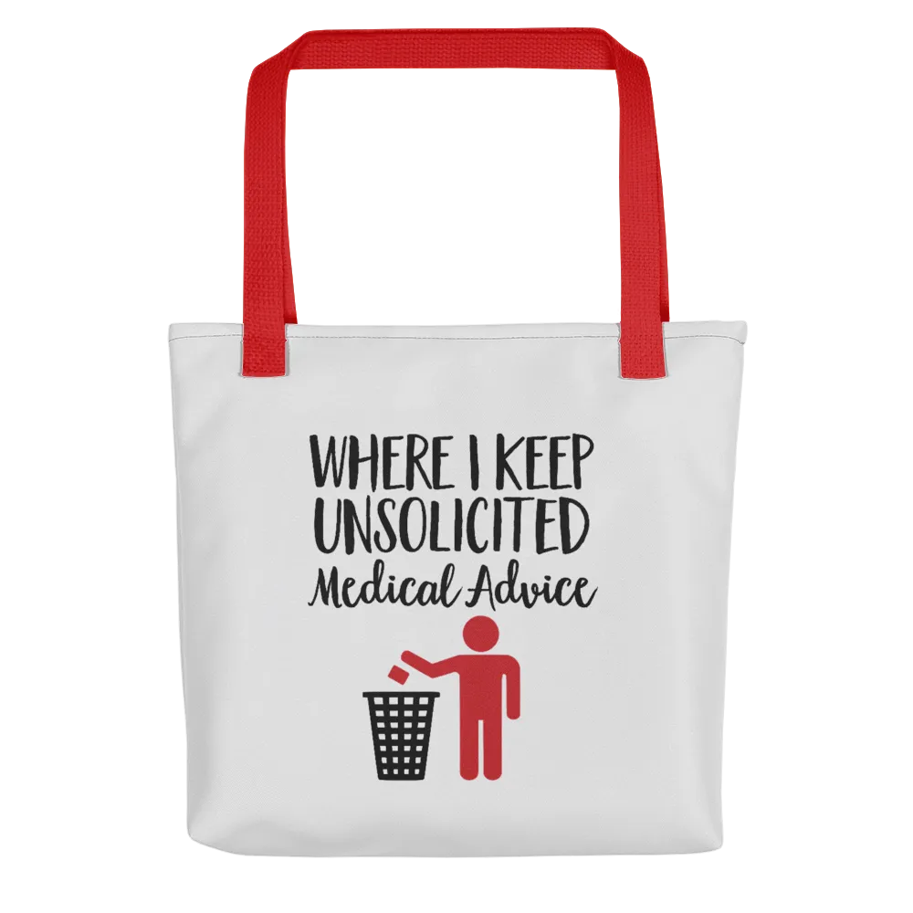 Unsolicited Medical Advice (Tote Bag) Standing Version