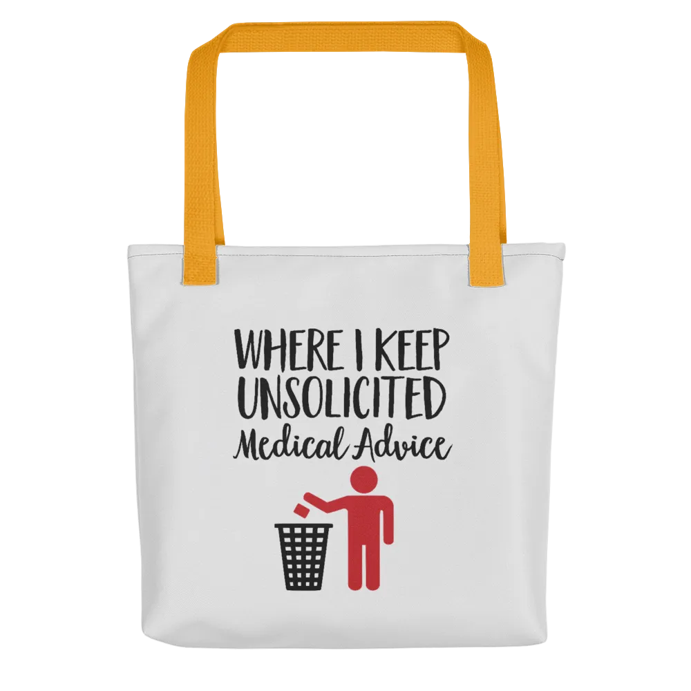Unsolicited Medical Advice (Tote Bag) Standing Version