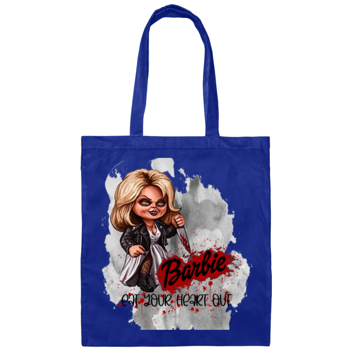 Untitled design - 2023-07-28T194333.087 BE007  Barbie Eat Your Heart Out Canvas Tote Bag