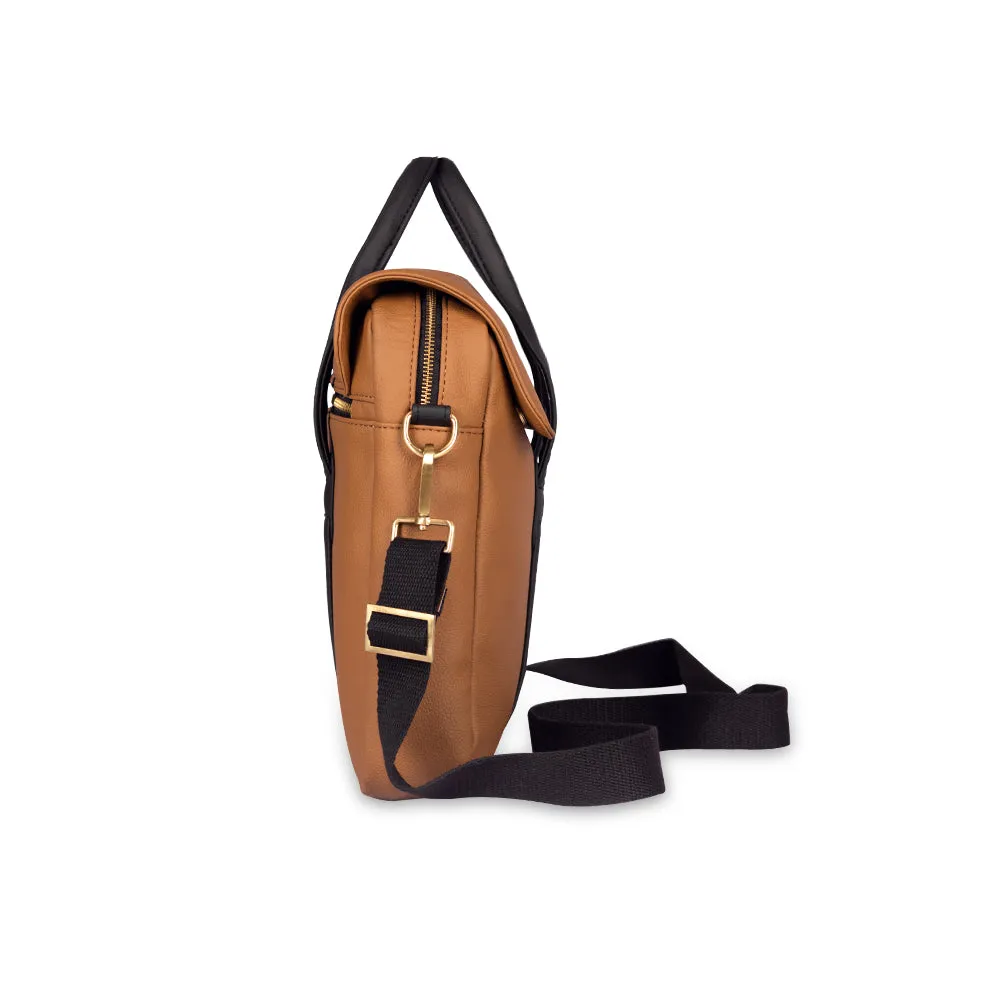 Valor Leather Messenger Bag