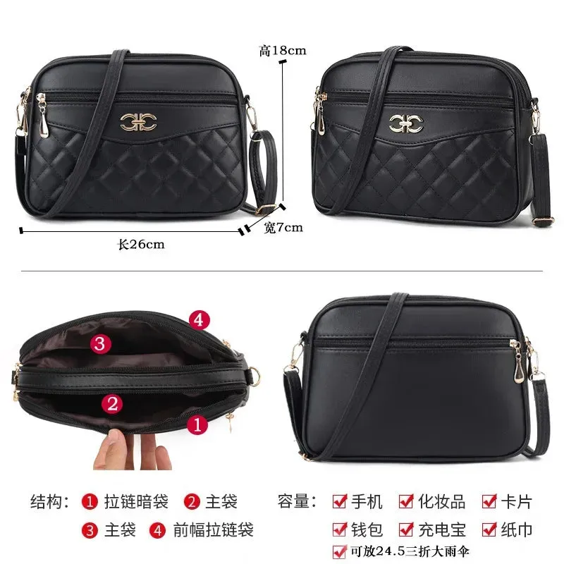 Vegan Leather Crossbody Bag – Sleek & Functional Handbag for Women