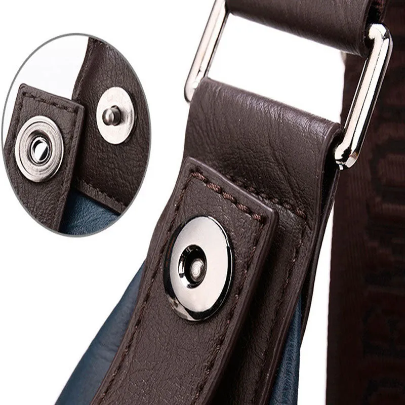 Vintage Leather Travel Crossbody Bag