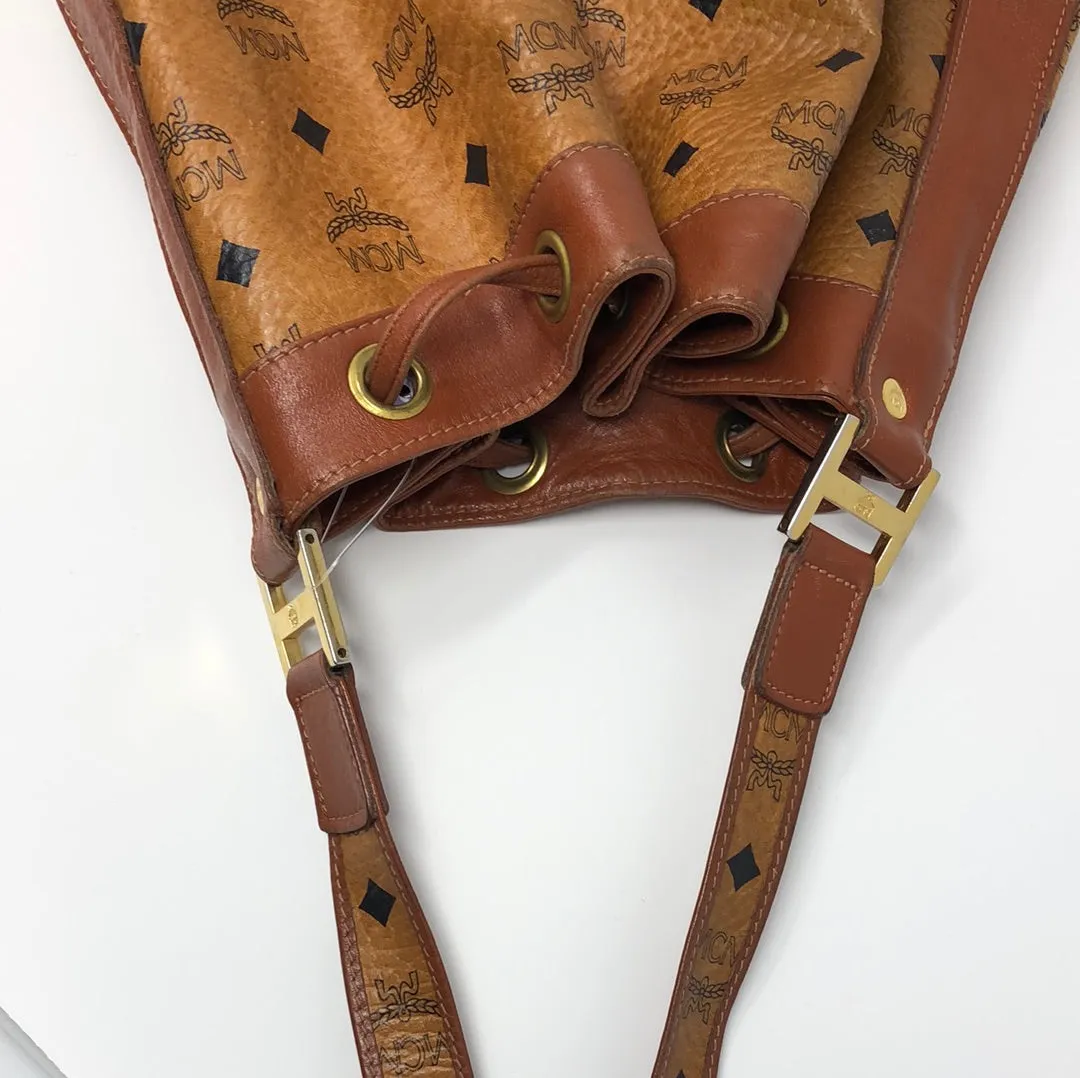Vintage: MCM Leather Bucket Bag