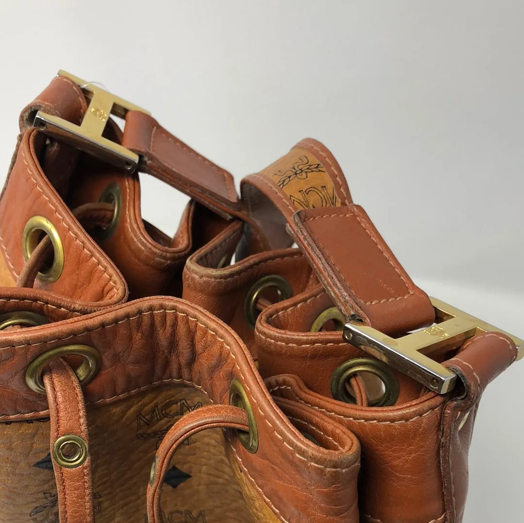 Vintage: MCM Leather Bucket Bag