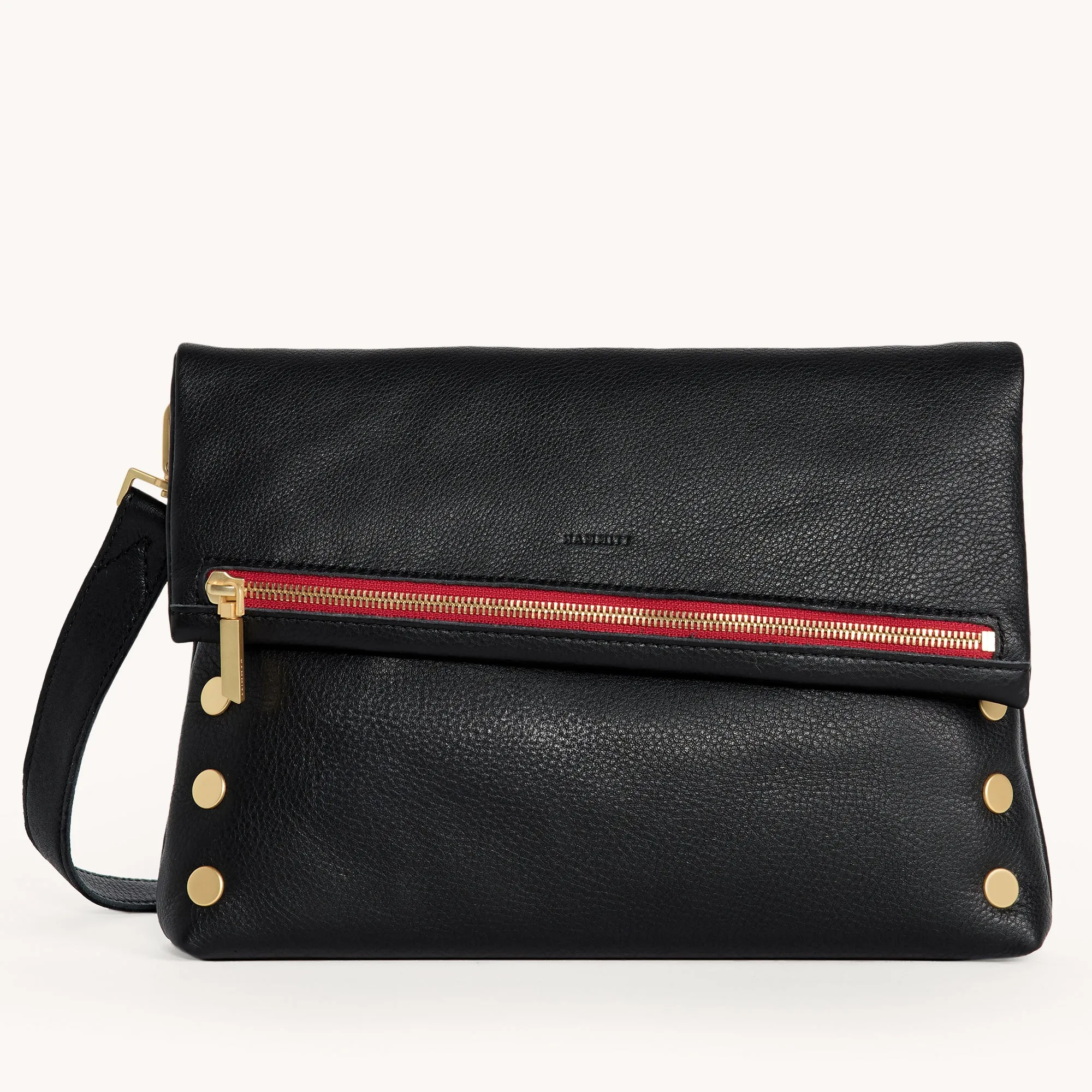 VIP | Black/Brushed Gold Red Zip | Lrg