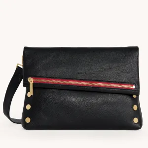 VIP | Black/Brushed Gold Red Zip | Lrg