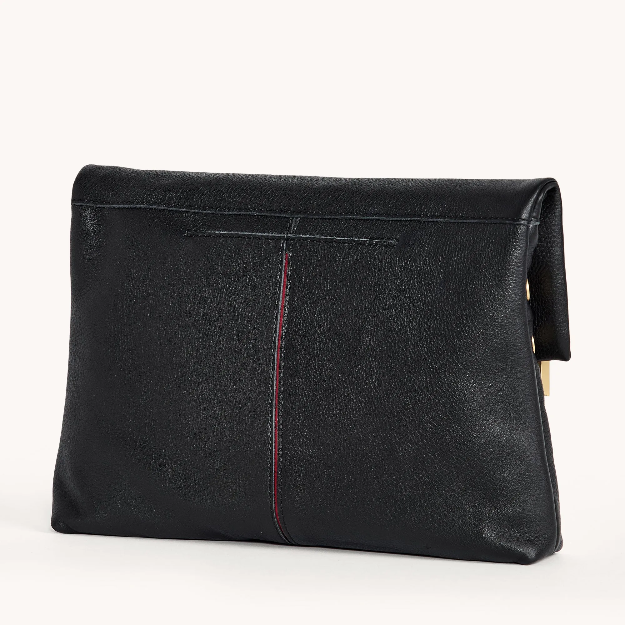 VIP | Black/Brushed Gold Red Zip | Lrg