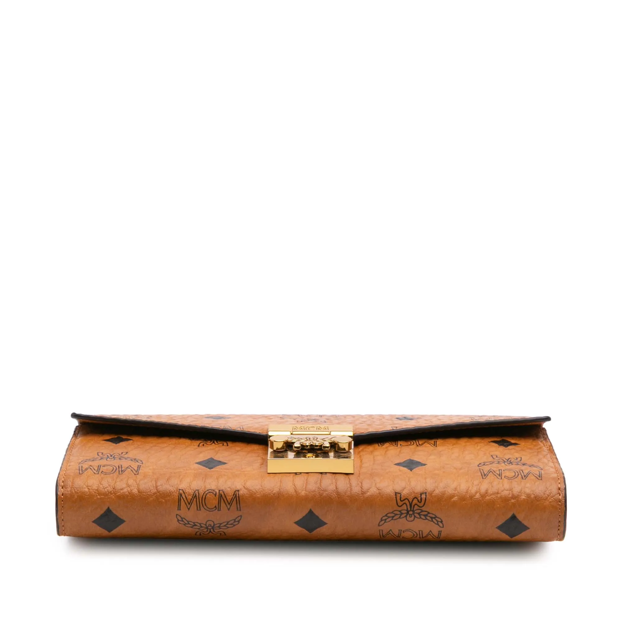 Visetos Coated Canvas Patricia Wallet on Chain