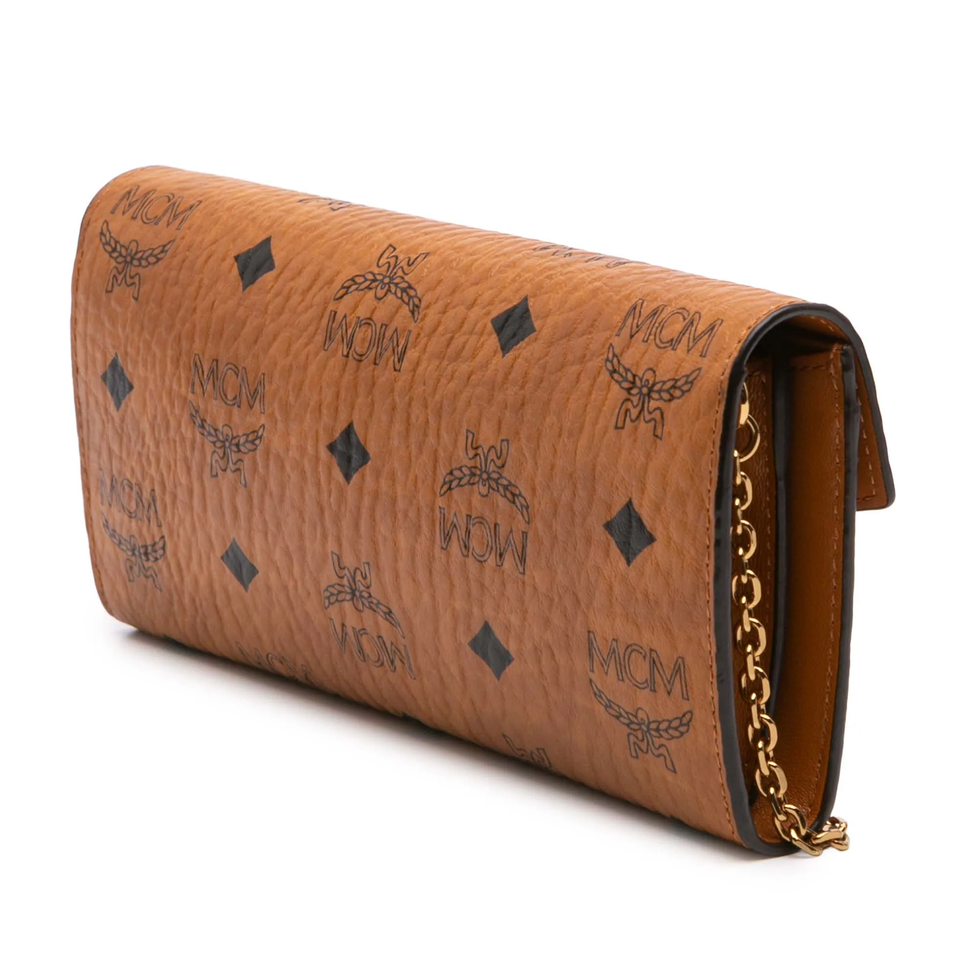 Visetos Coated Canvas Patricia Wallet on Chain