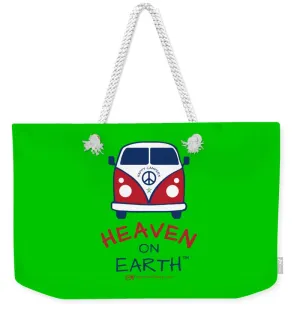 Vw Happy Camper Heaven On Earth - Weekender Tote Bag