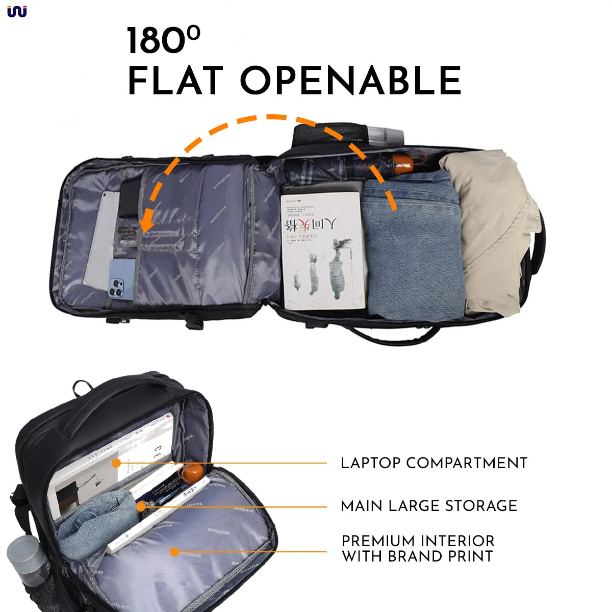 Walkent 15.6" Expandable Laptop Bag - Model Craft Neo
