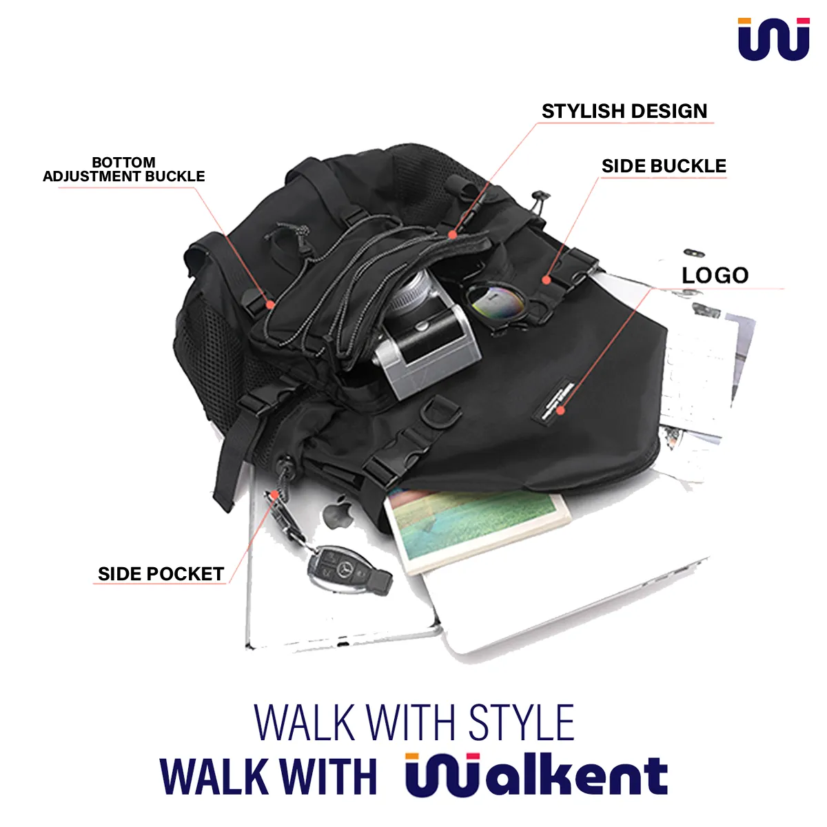 WALKENT 15.6" Laptop Bag - Model Mack