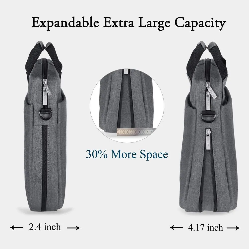 Water-Resistant and Crush-Resistant MacBook Messenger Bag