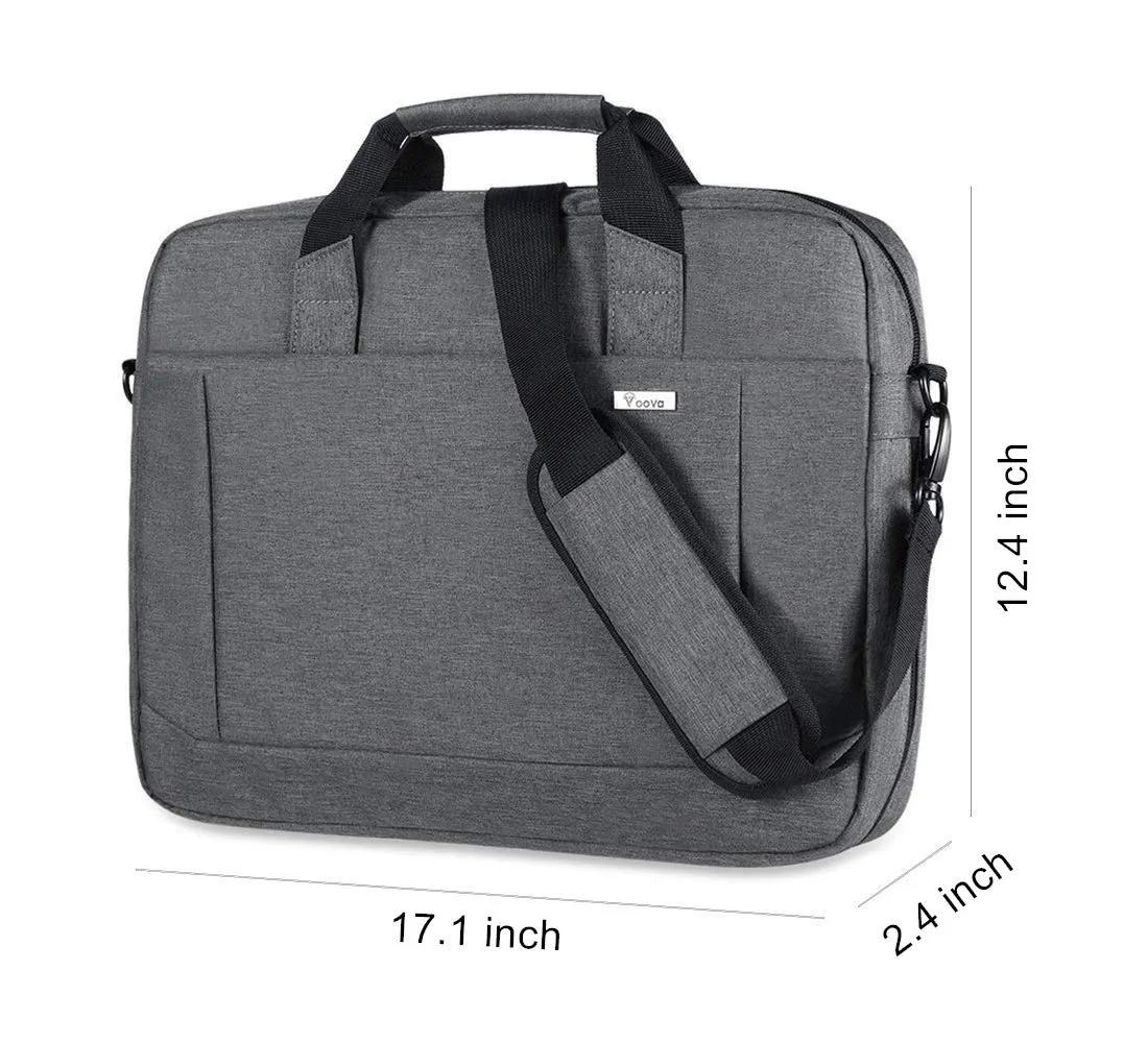 Water-Resistant and Crush-Resistant MacBook Messenger Bag