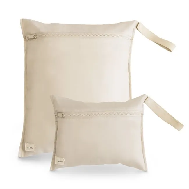 Water Resistant Wet Bag - 2 Pack - Fog