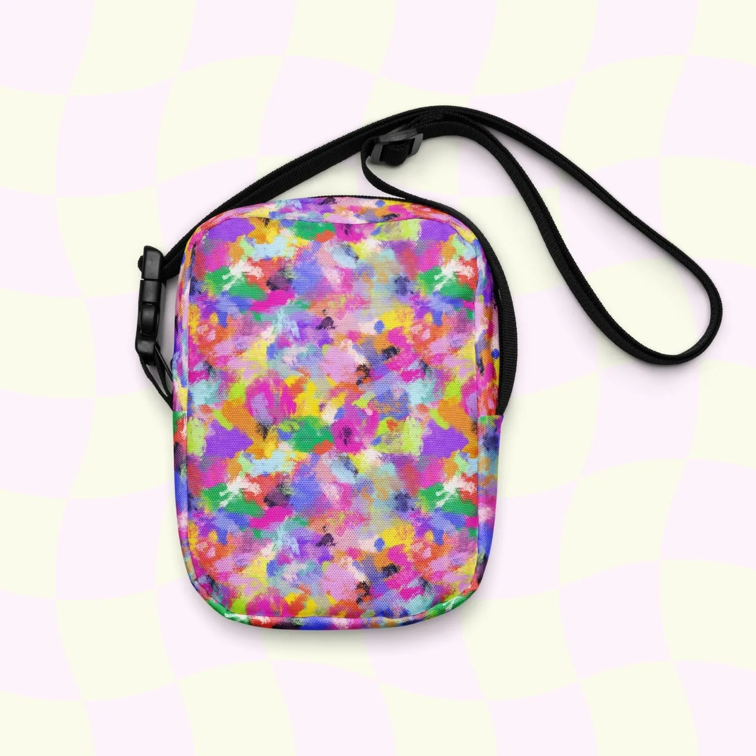 Watercolour Rainbow Mini Crossbody Bag