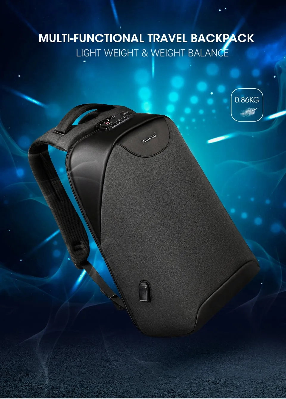 Waterproof Anti Theft Laptop Backpack