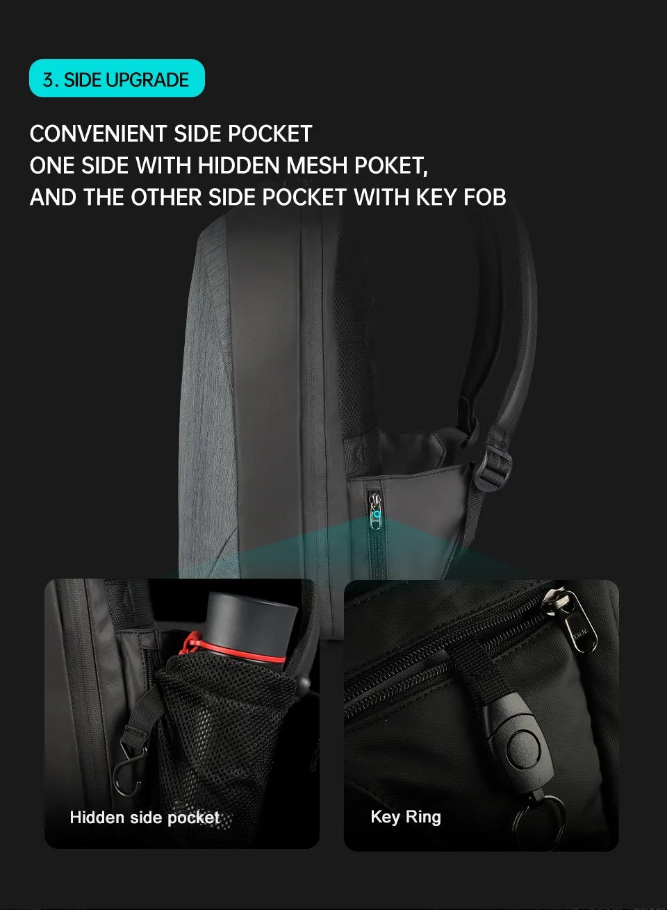 Waterproof Anti Theft Laptop Backpack