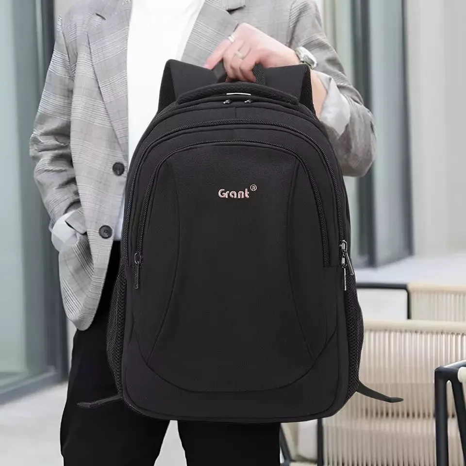 Waterproof Laptop Bag Travel Shoulder Bag (Black)