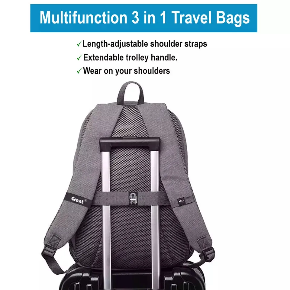 Waterproof Laptop Travel Shoulder Bag (Khaki)
