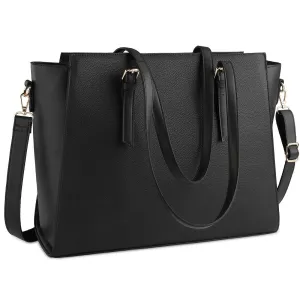 Waterproof Tote Bag With Laptop Compartment & Shoulder Strap