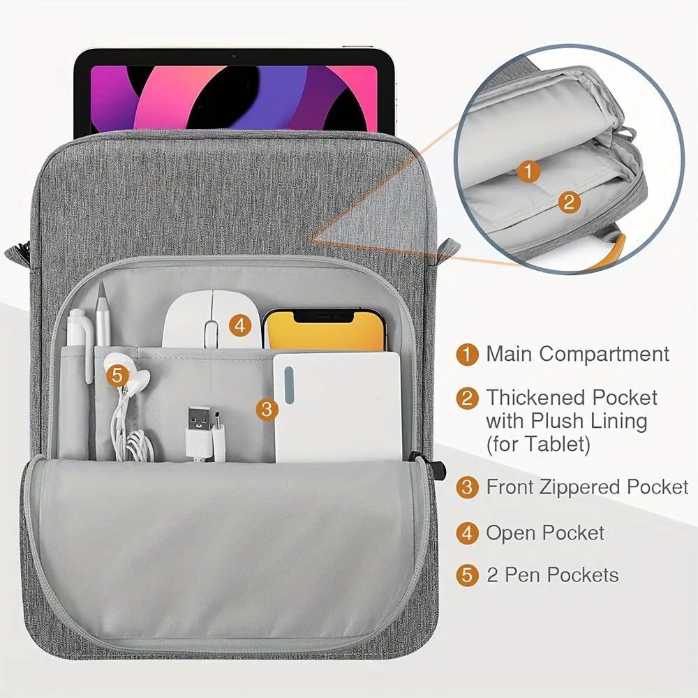 Waterproof Vertical Laptop Bag, Comfort Shoulder Strap