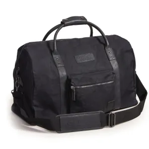 Waxed Canvas Duffle Bag, Black