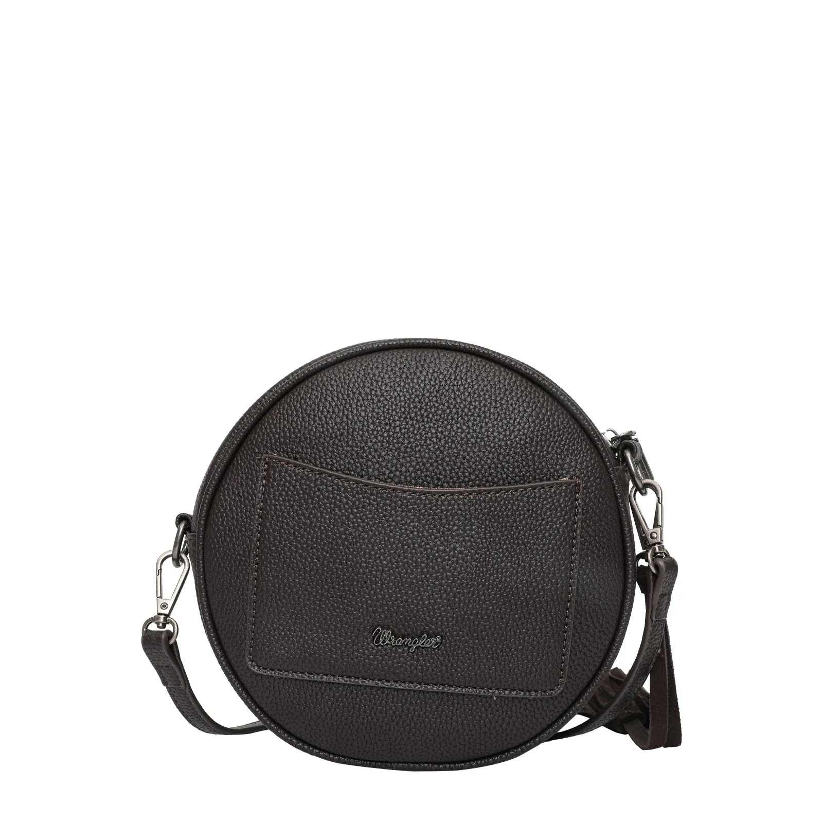 WG34-118 Wrangler Hair-on Collection Circle Wristlet /Crossbody Bag (Wrangler by Montana West)