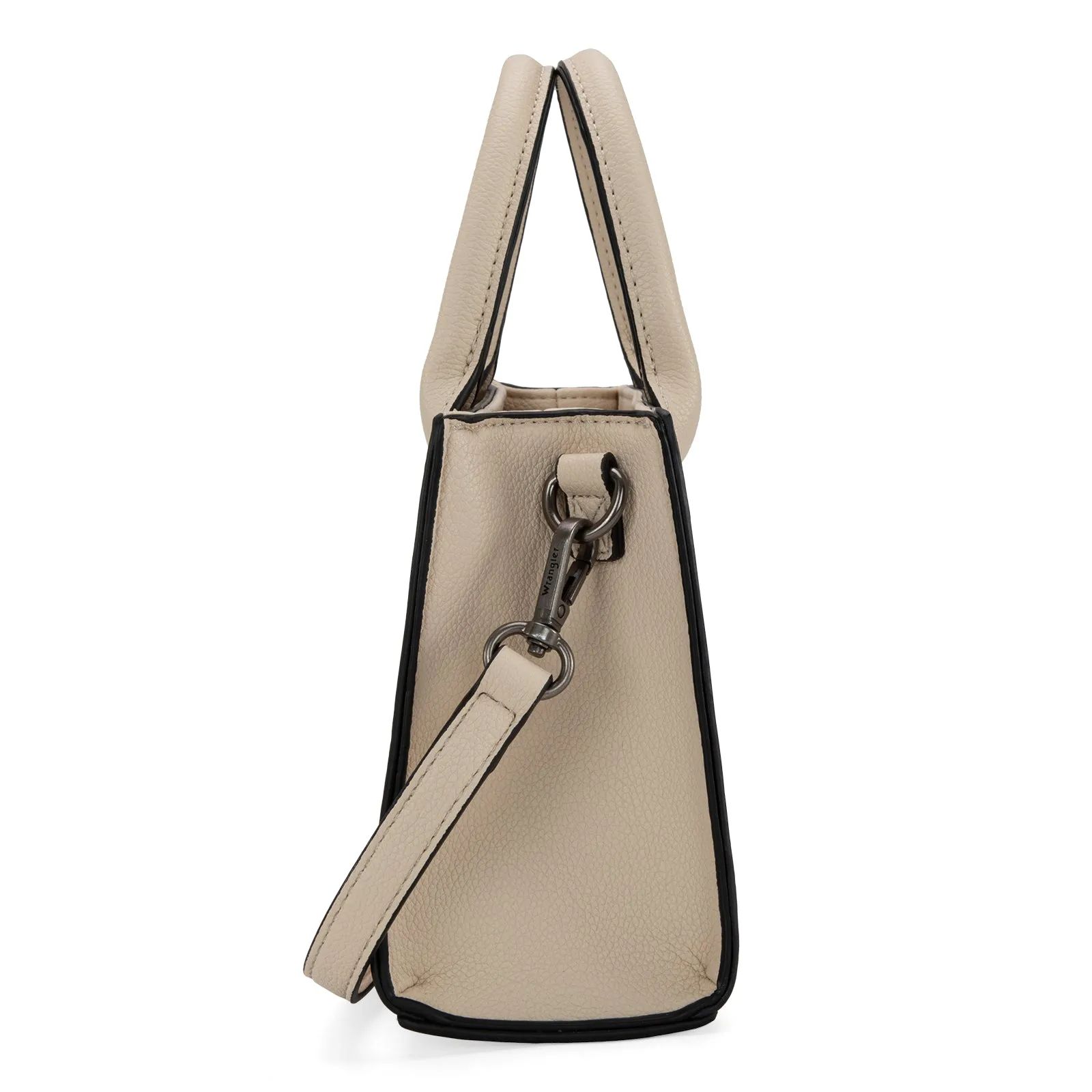 WG70S-8120   Wrangler Whipstitch Mini Tote/Crossbody - Beige