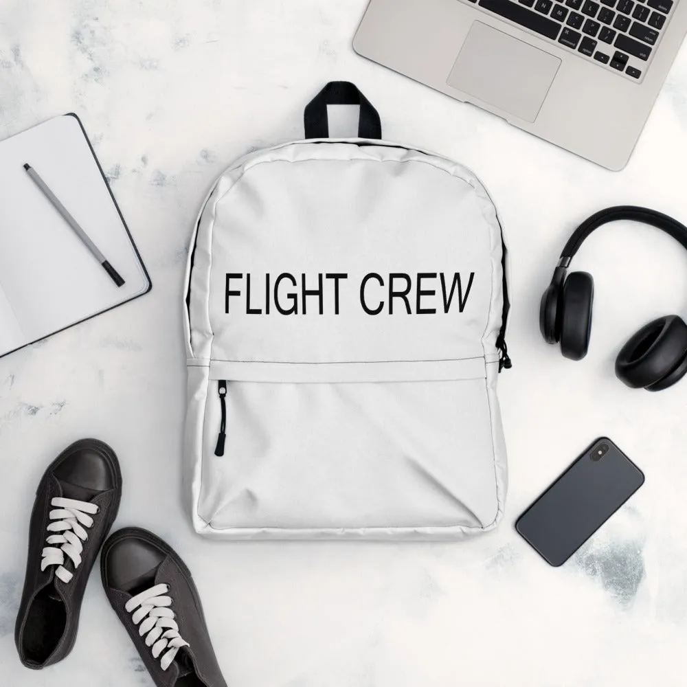 White Flight Crew Backpack