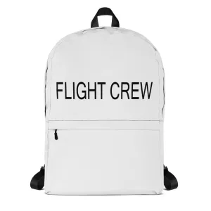 White Flight Crew Backpack