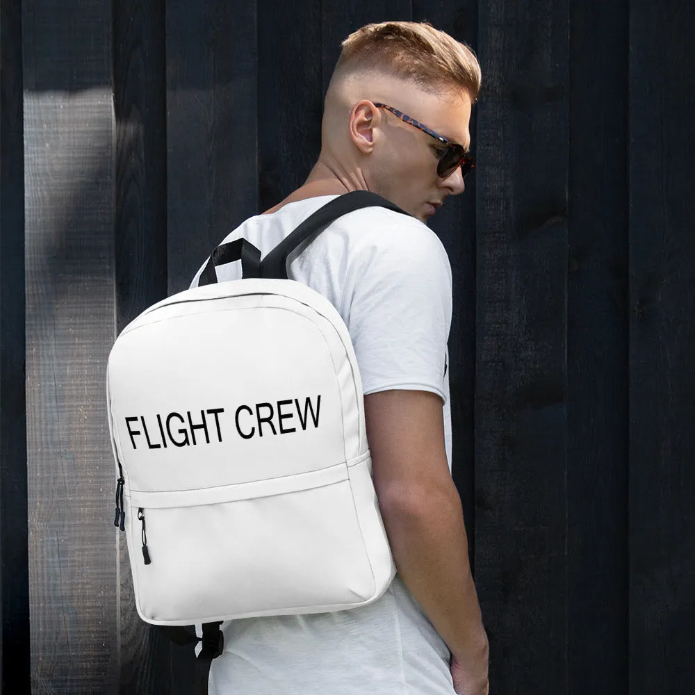 White Flight Crew Backpack