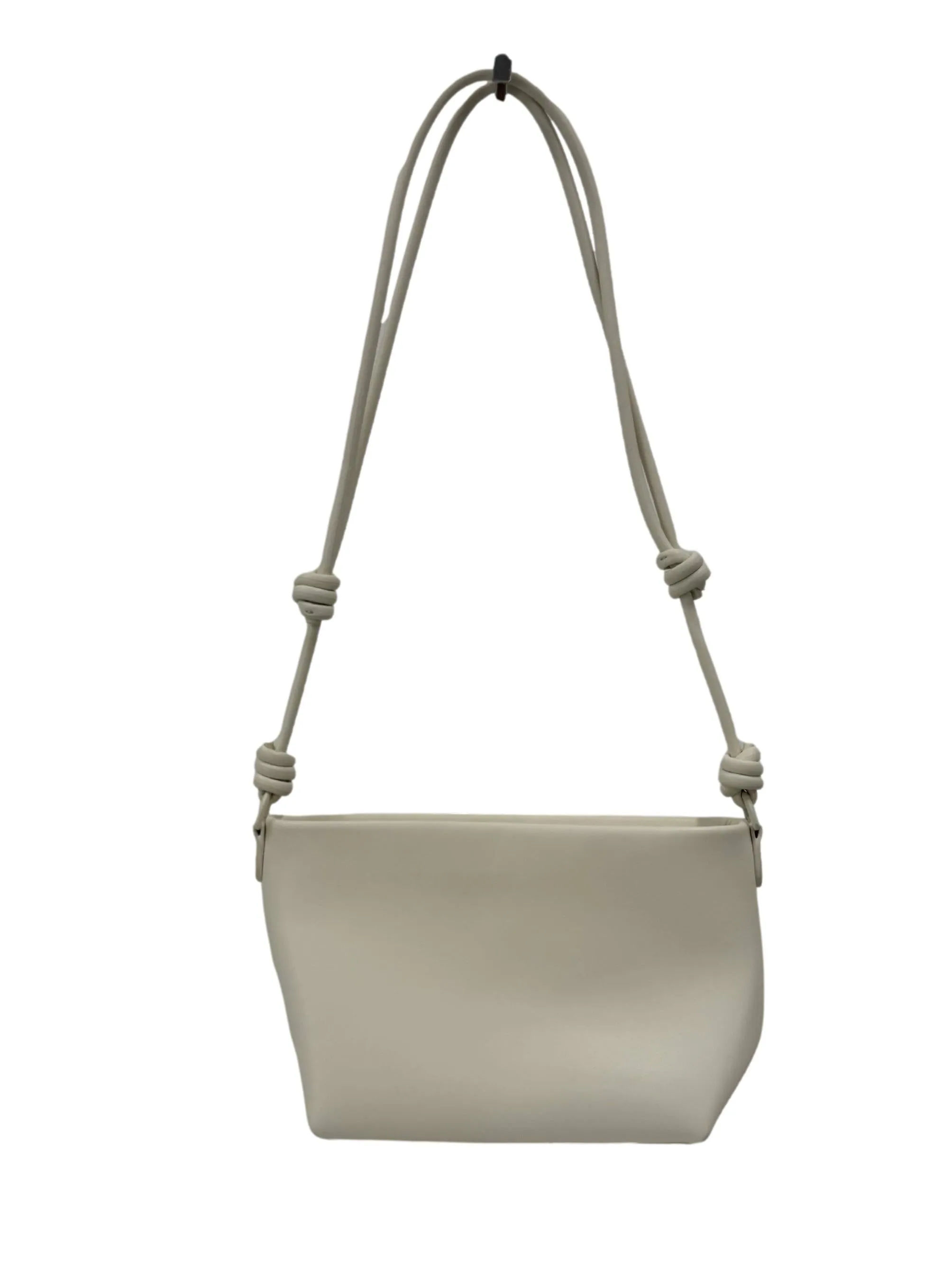 White Midori Geometric Crossbody Bag