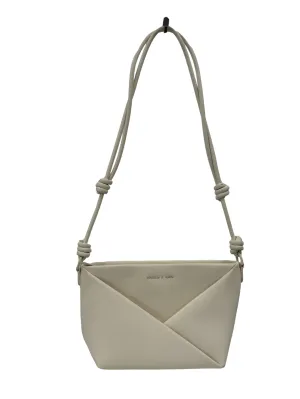 White Midori Geometric Crossbody Bag
