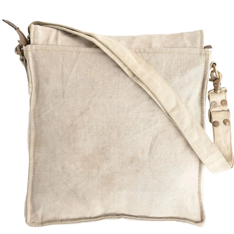 White Owl Brewery Canvas Flap Over Shoulder Bag