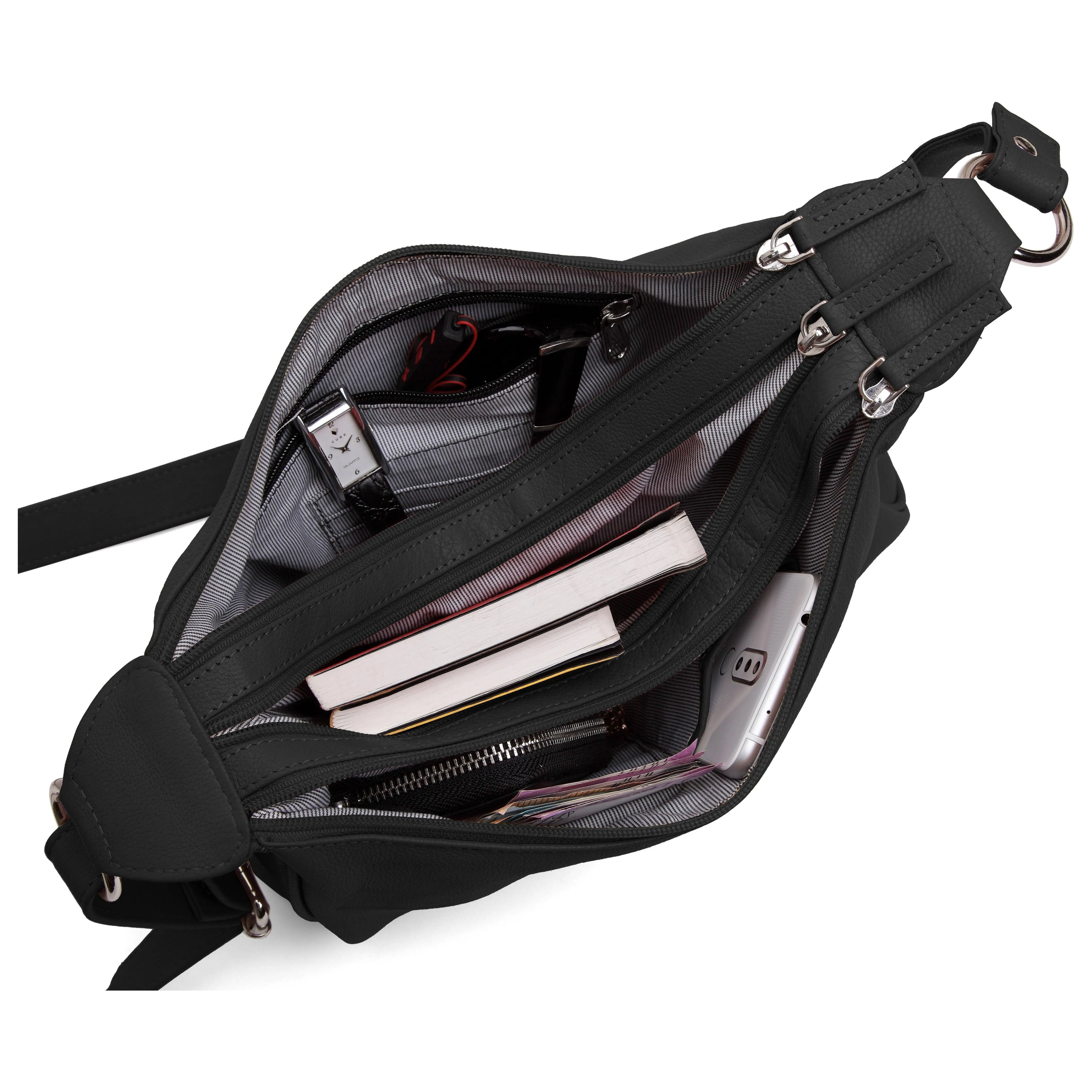 WildHorn® Upper Grain Genuine Leather Shoulder Bag | Cross body Bag With Adjustable Strap for Girls & Women.