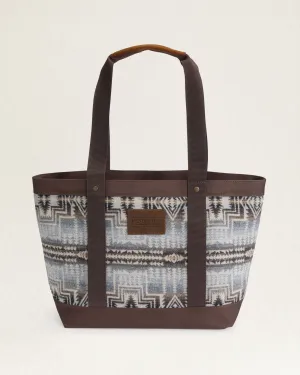 Women's Pendleton | Harding Star Zip Tote | Grey Mix