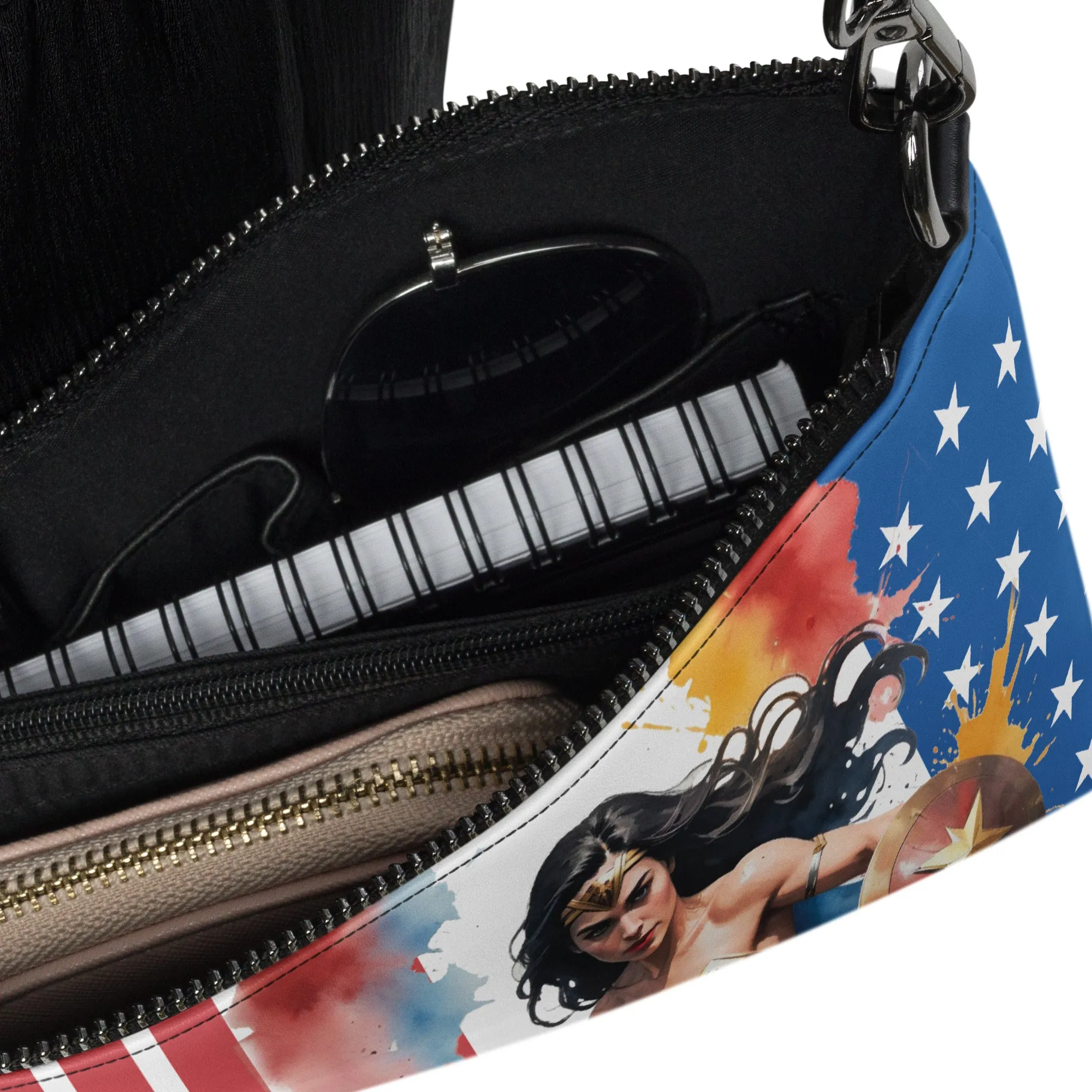 Wonderwoman Flag Crossbody Bag