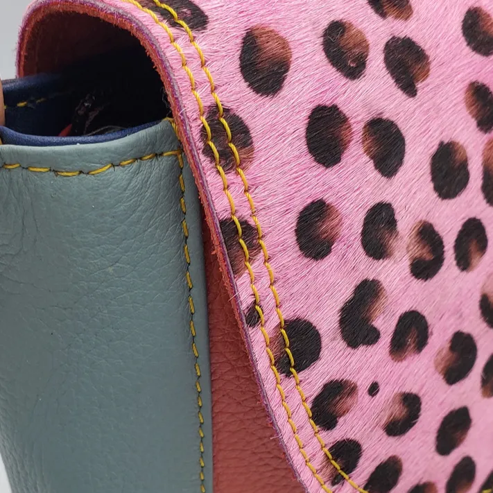 Wren Leather & Hair on Hide Crossbody Bag