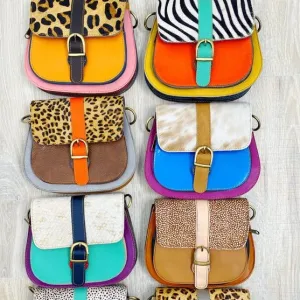 Wren Leather & Hair on Hide Crossbody Bag