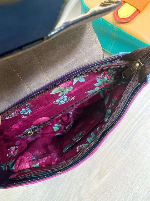 Wren Leather & Hair on Hide Crossbody Bag