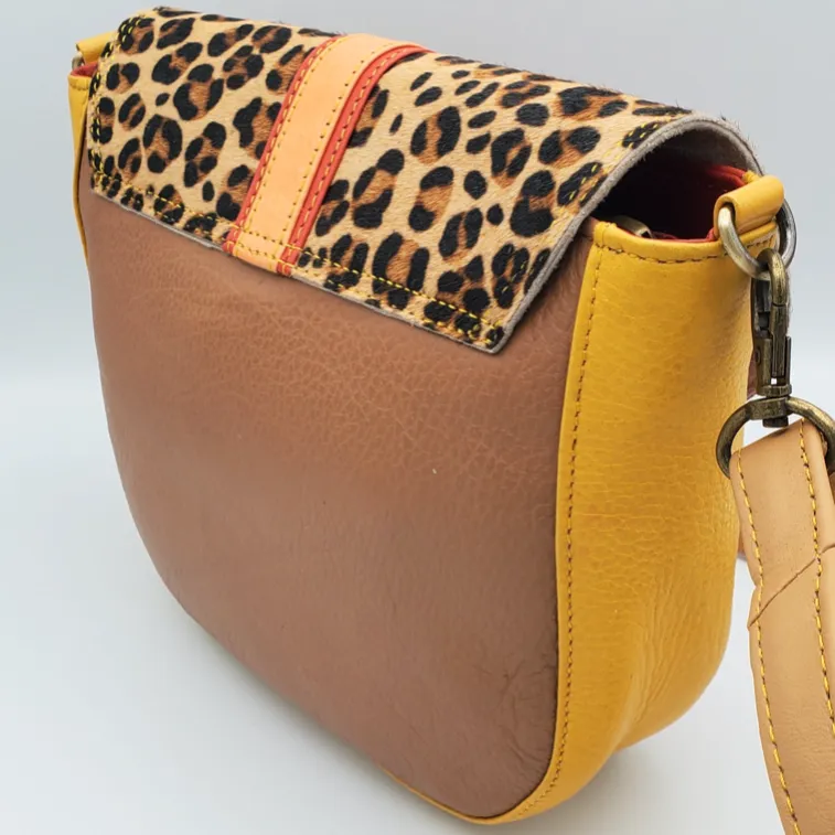 Wren Leather & Hair on Hide Crossbody Bag