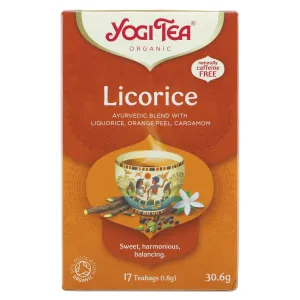 Yogi Tea | Liquorice - Liquorice, OrangePl, Caradamom | 17 bags