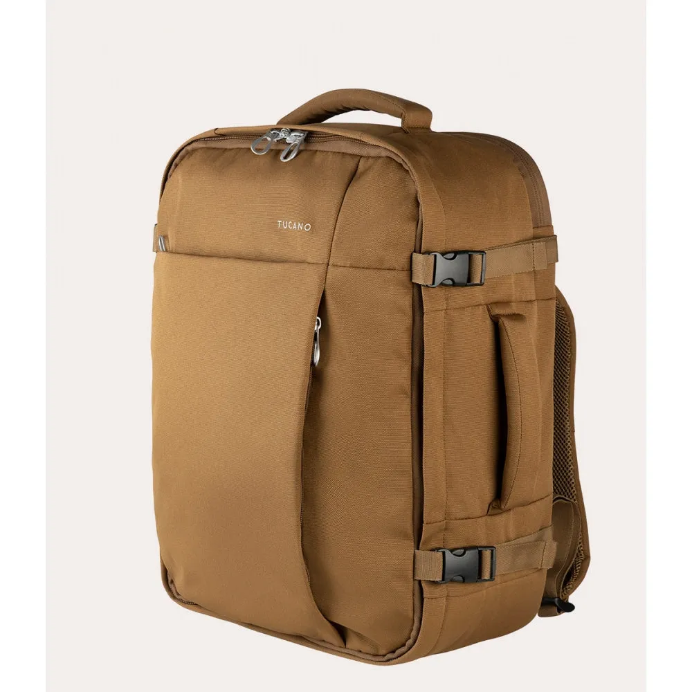 Zaino Waterproof Tucano Tugò Dry Porta PC 17,3" Marrone Chiaro